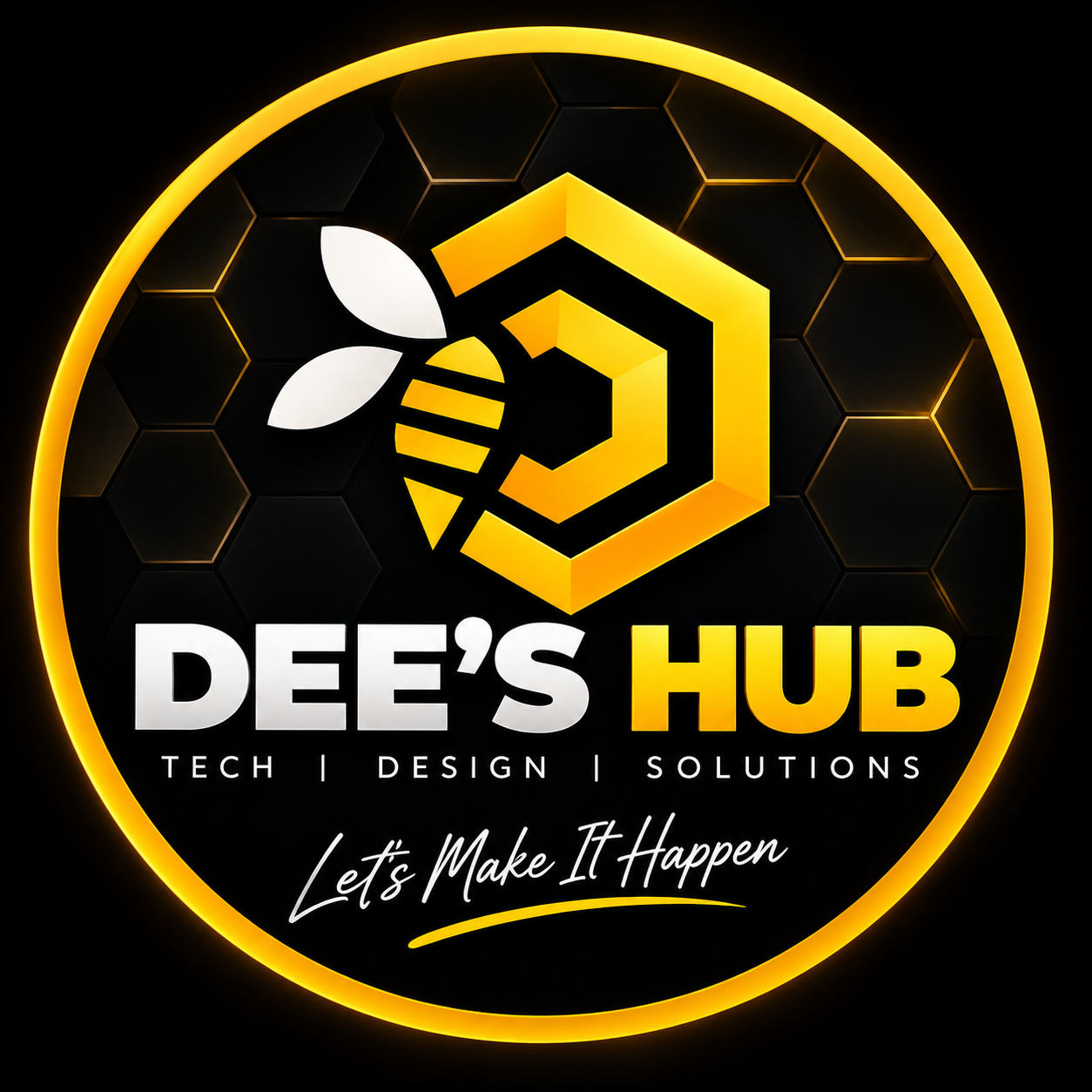 Dee’s Hub — Tech, Design, Solutions. Let’s make it happen.